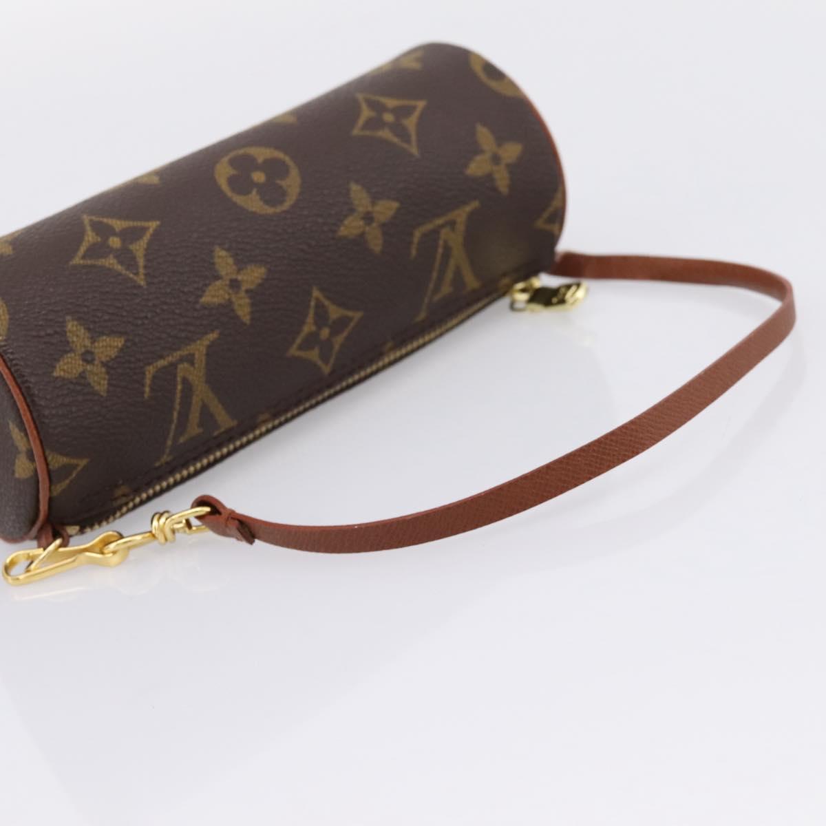 LOUIS VUITTON Monogram Papillon Pouch LV Auth BA15780A