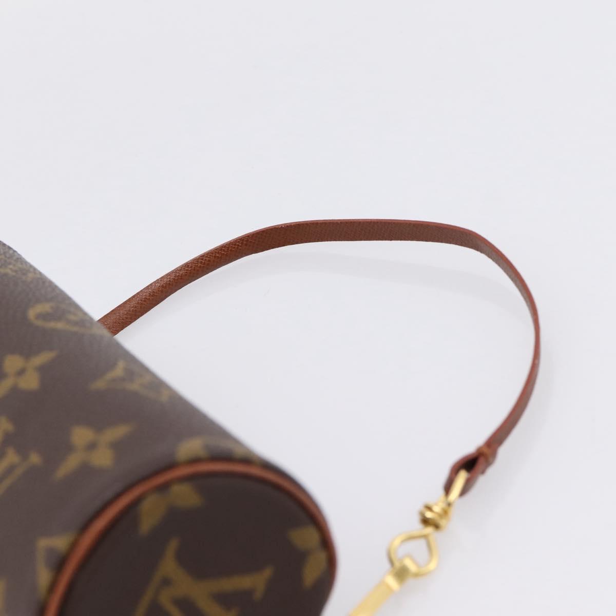 LOUIS VUITTON Monogram Papillon Pouch LV Auth BA15780A