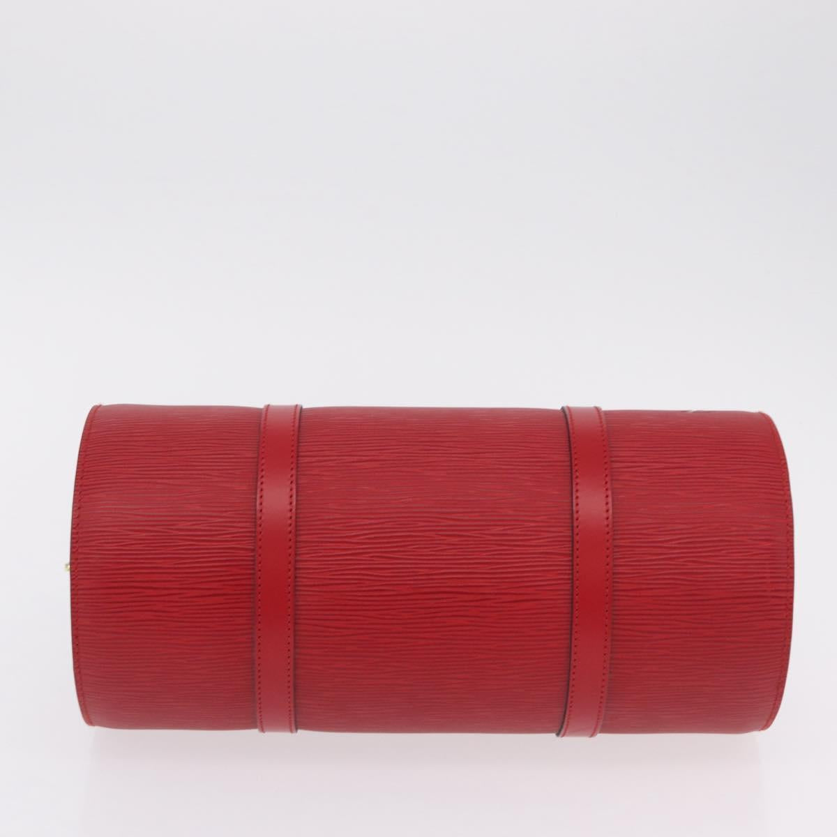 LOUIS VUITTON Epi Soufflot Hand Bag Red M52227 LV Auth BA15785V