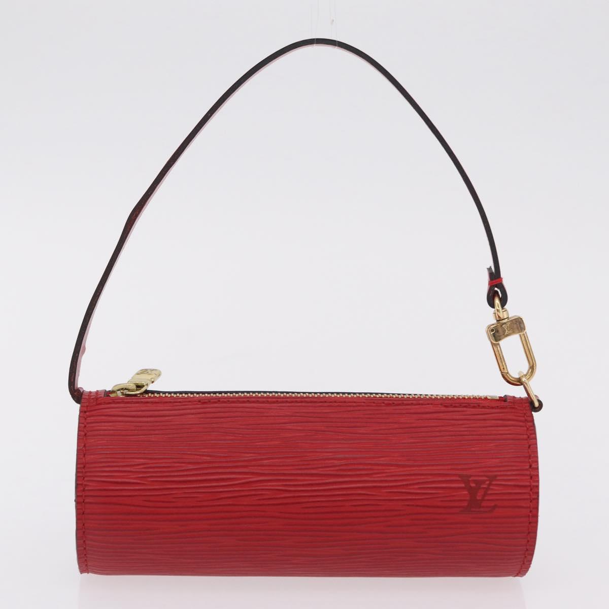 LOUIS VUITTON Epi Soufflot Hand Bag Red M52227 LV Auth BA15785V