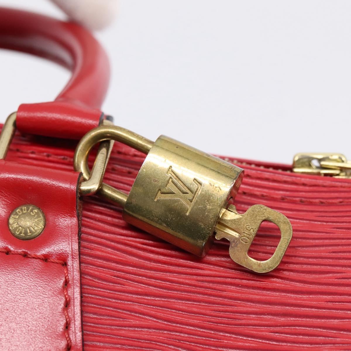 LOUIS VUITTON Epi Speedy 25 Hand Bag Castilian Red M43017 LV Auth BA15786V