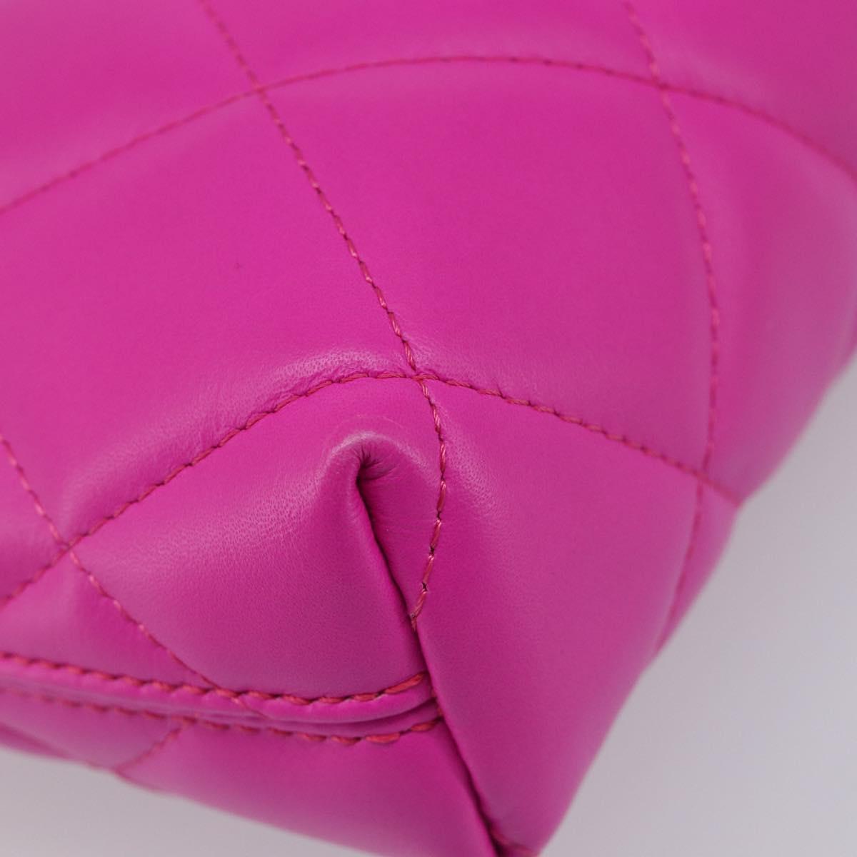 BALENCIAGA Touch Puffy Camera Bag XS Leather Purple Silver 616060 Auth BA15787V