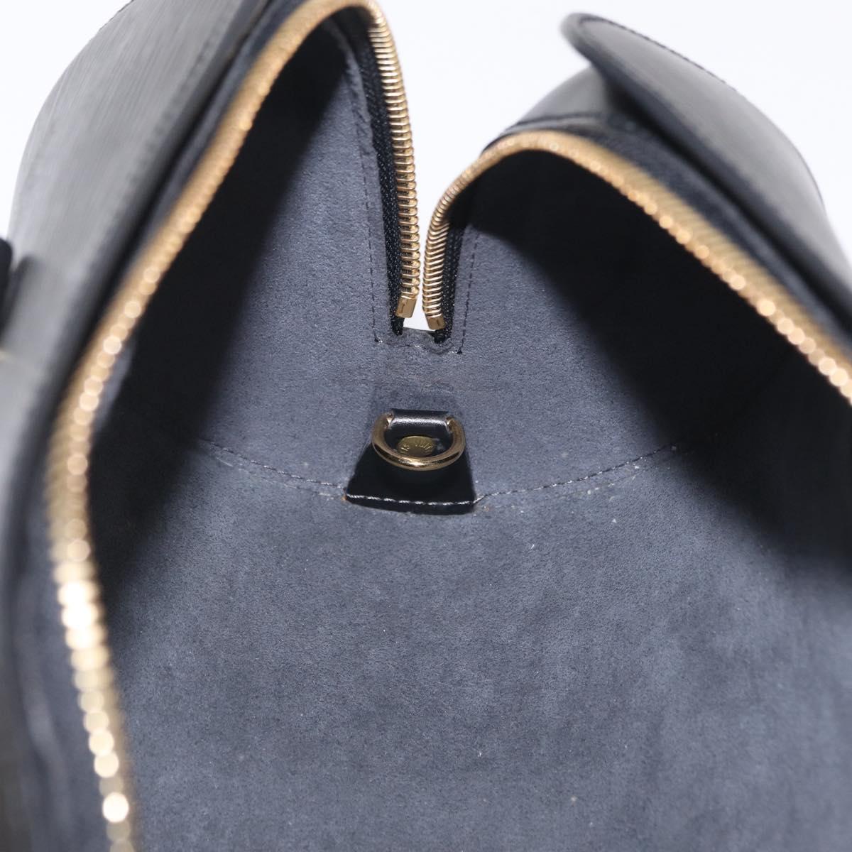 LOUIS VUITTON Epi Soufflot Hand Bag Black M52222 LV Auth BA15788V