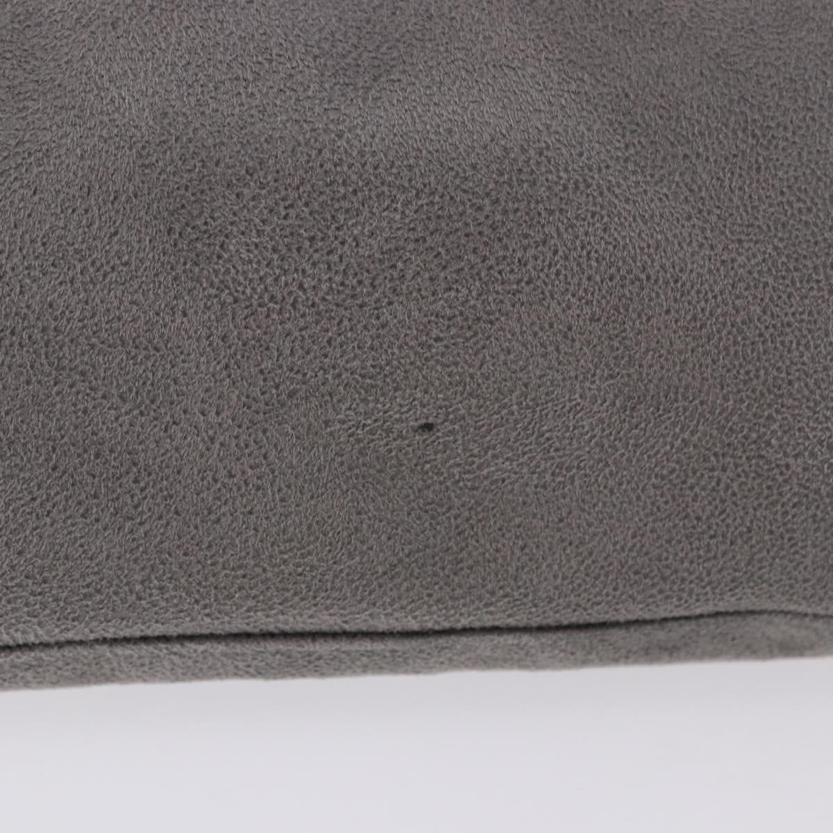 Stella MacCartney Falabella Chain Bag Polyester Gray Silver 364519 Auth BA15790A