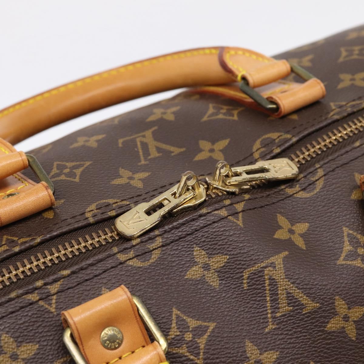 LOUIS VUITTON Monogram Keepall Bandouliere55 Boston Bag M41414 LV Auth BA15805V