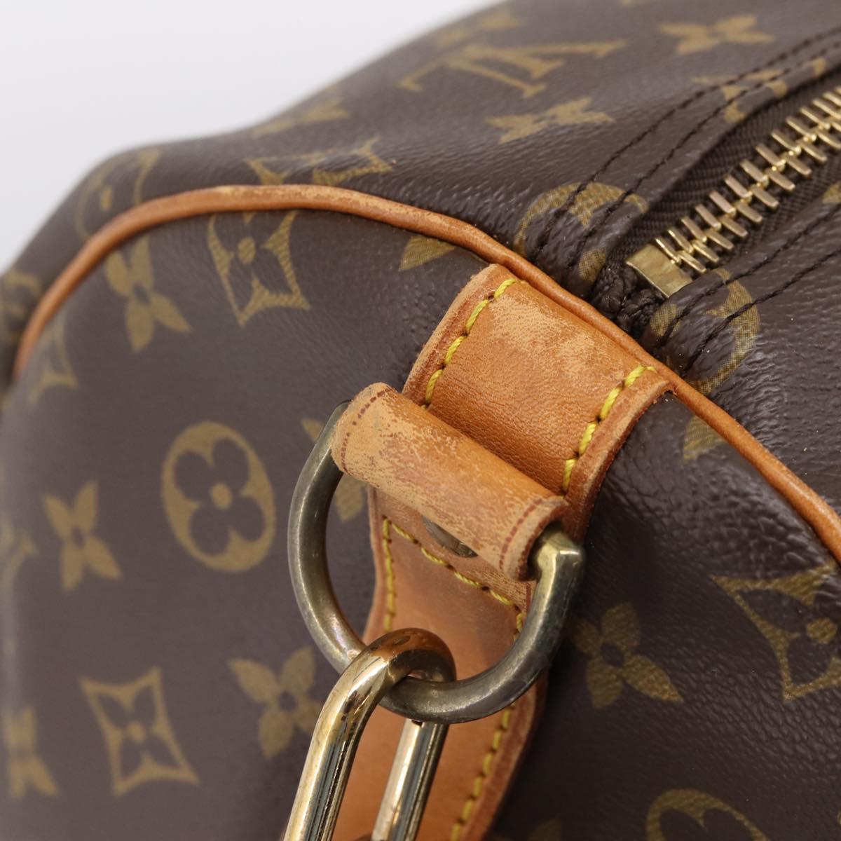 LOUIS VUITTON Monogram Keepall Bandouliere55 Boston Bag M41414 LV Auth BA15805V