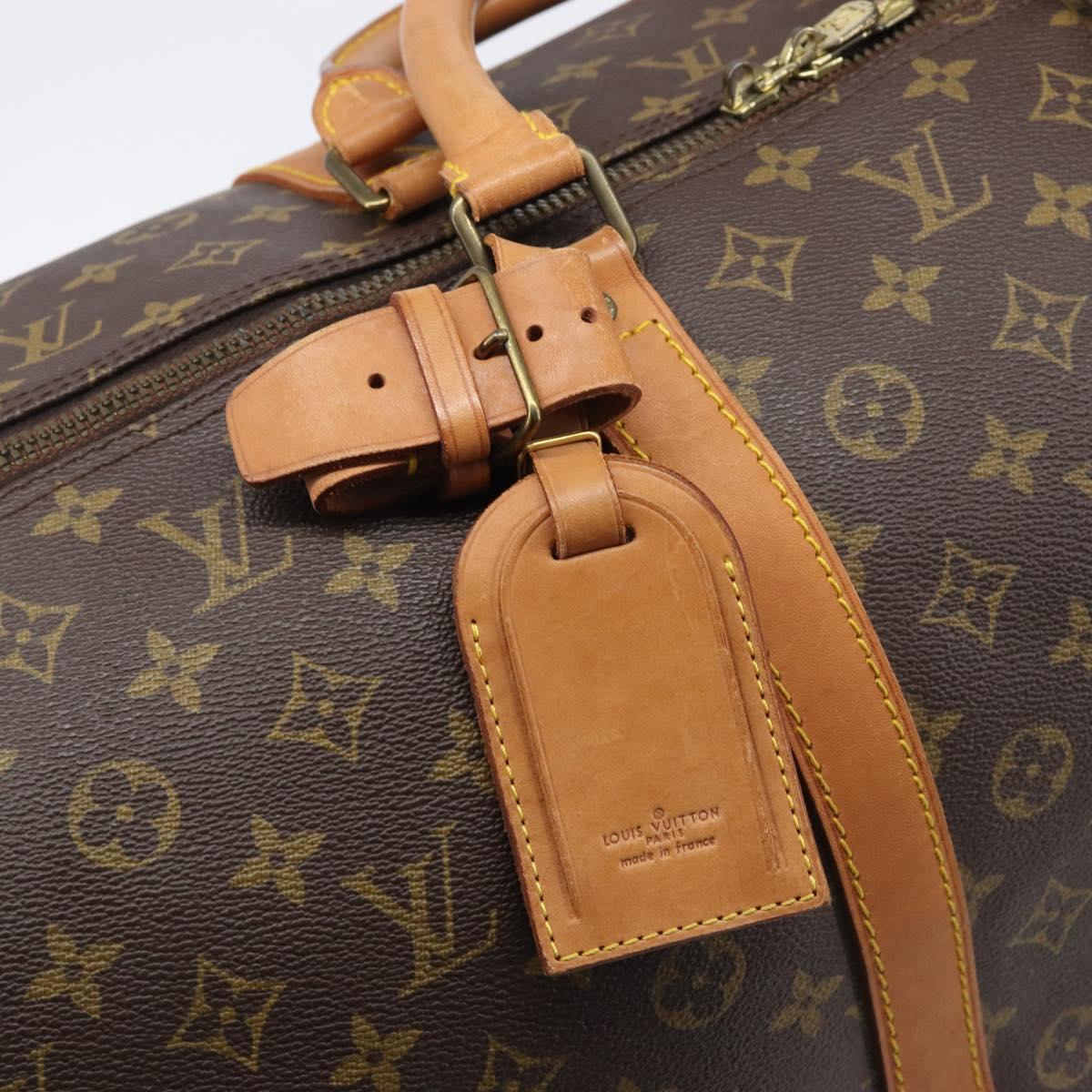 LOUIS VUITTON Monogram Keepall 60 Boston Bag M41422 LV Auth BA15807