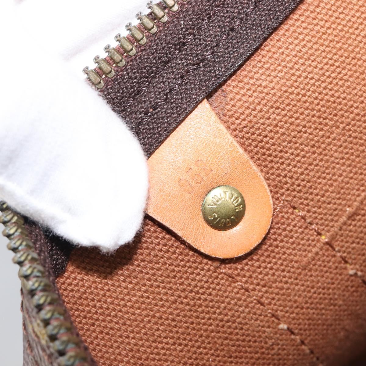 LOUIS VUITTON Monogram Keepall 60 Boston Bag M41422 LV Auth BA15807