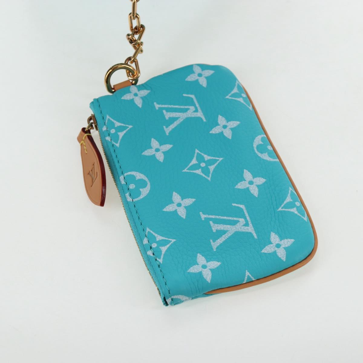 LOUIS VUITTON Speedy P9 Bandouliere 25 Bag Turquoise Blue M11561 Auth BA15809SM