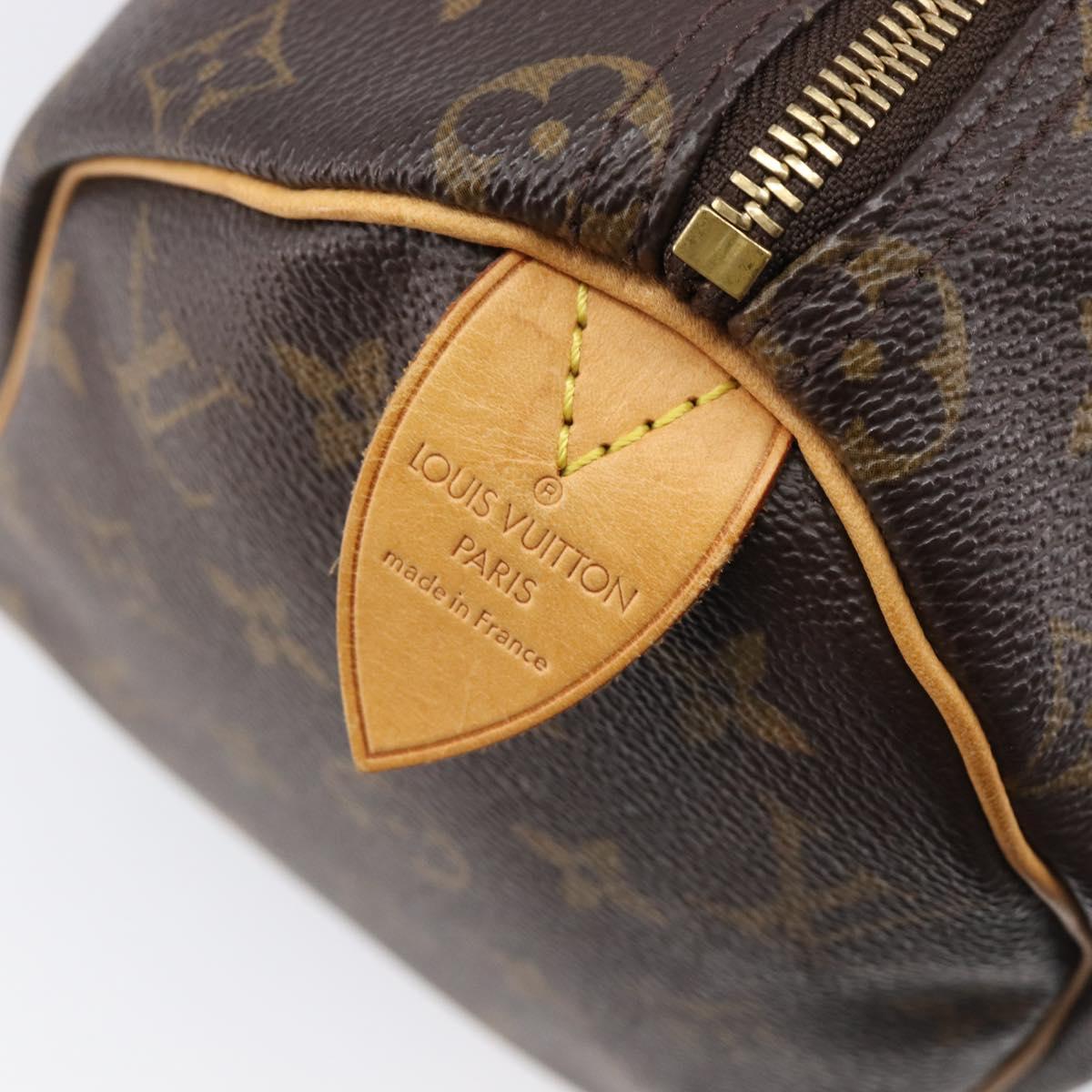 LOUIS VUITTON Monogram Speedy 25 Hand Bag M41528 LV Auth BA15810V