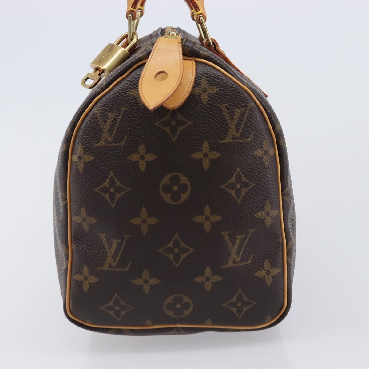 LOUIS VUITTON Monogram Speedy 25 Hand Bag M41528 LV Auth BA15810V