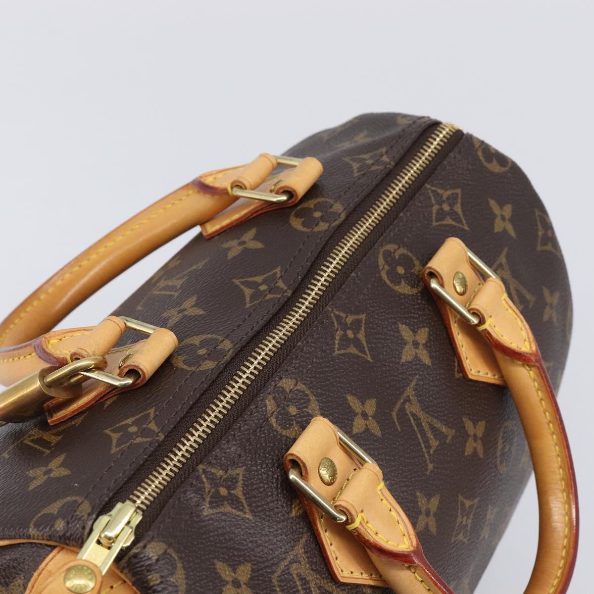 LOUIS VUITTON Monogram Speedy 25 Hand Bag M41528 LV Auth BA15810V