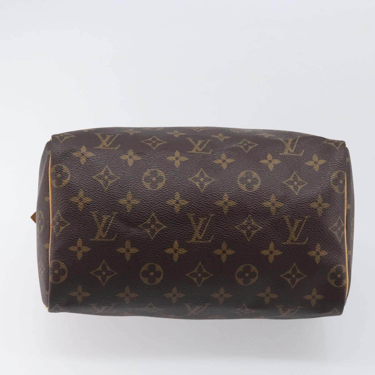 LOUIS VUITTON Monogram Speedy 25 Hand Bag M41528 LV Auth BA15810V