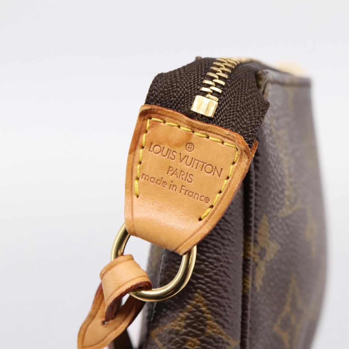 LOUIS VUITTON Monogram Pochette Accessoires Pouch M51980 LV Auth BA15816V