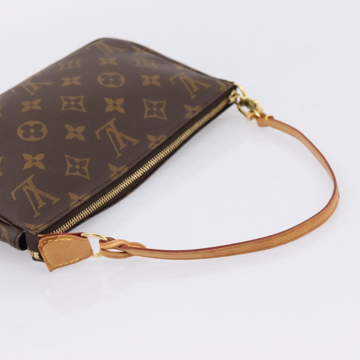 LOUIS VUITTON Monogram Pochette Accessoires Pouch M51980 LV Auth BA15816V