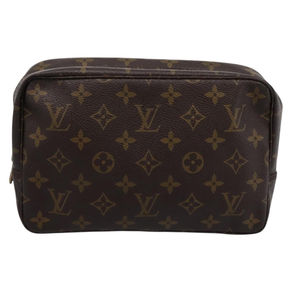 LOUIS VUITTON Monogram Trousse Toilette 23 Clutch Bag M47524 LV Auth BA15817