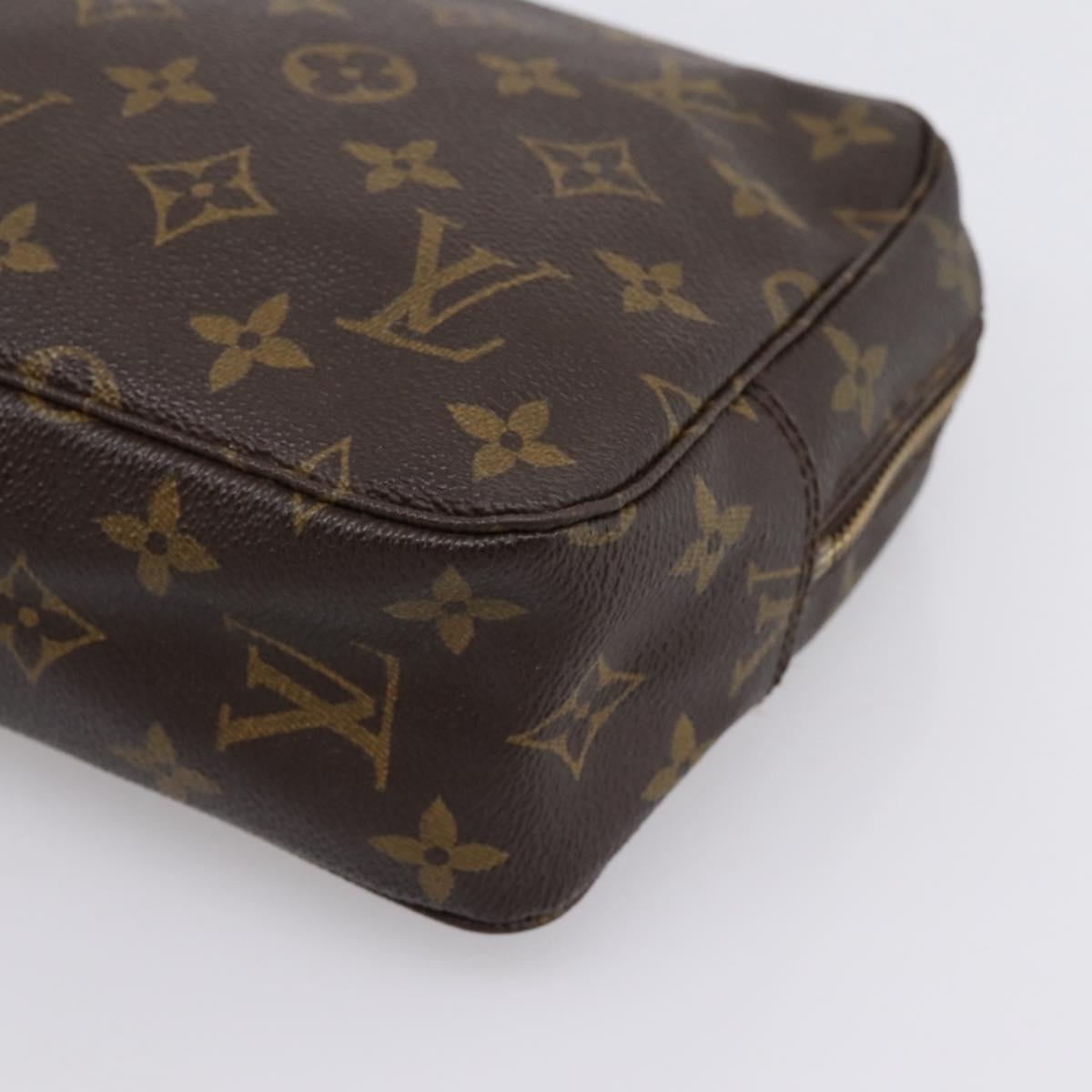LOUIS VUITTON Monogram Trousse Toilette 23 Clutch Bag M47524 LV Auth BA15817