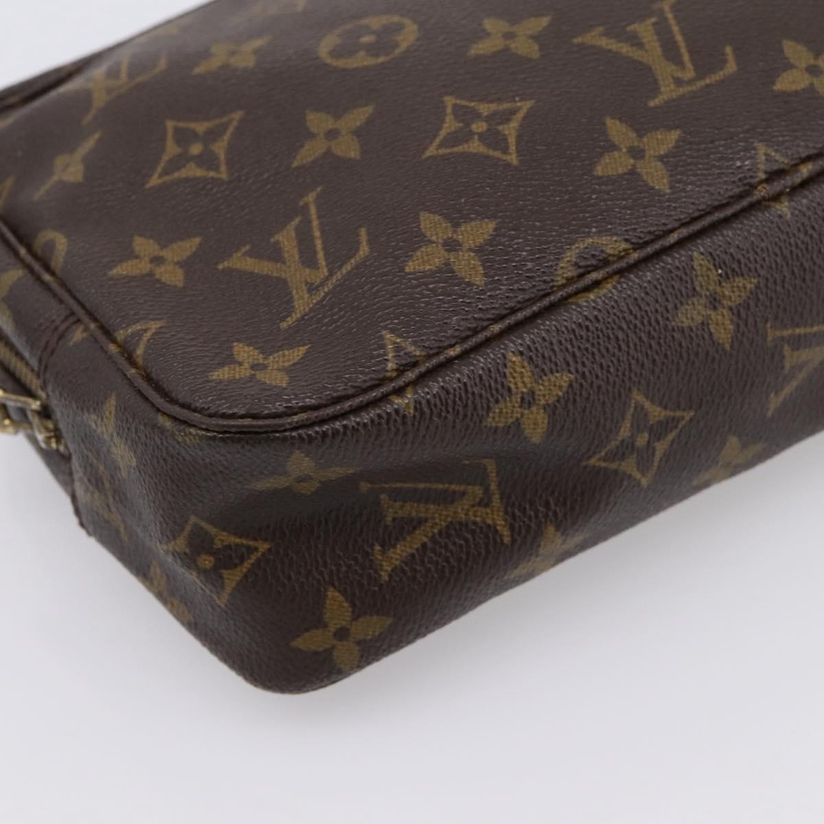 LOUIS VUITTON Monogram Trousse Toilette 23 Clutch Bag M47524 LV Auth BA15817