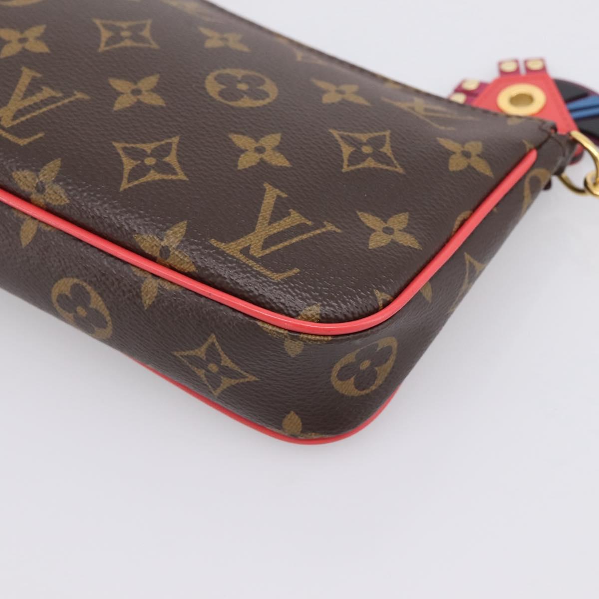 LOUIS VUITTON Monogram Totem Pochette Accessoires Pouch M41669 LV Auth BA15818V
