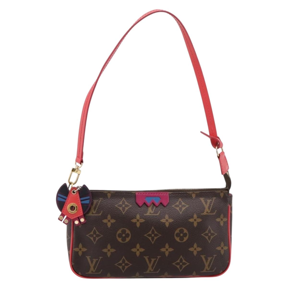 LOUIS VUITTON Monogram Totem Pochette Accessoires Pouch M41669 LV Auth BA15818V