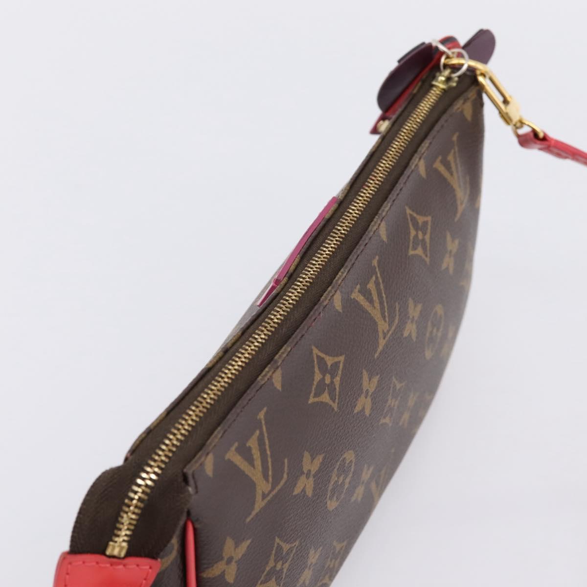 LOUIS VUITTON Monogram Totem Pochette Accessoires Pouch M41669 LV Auth BA15818V