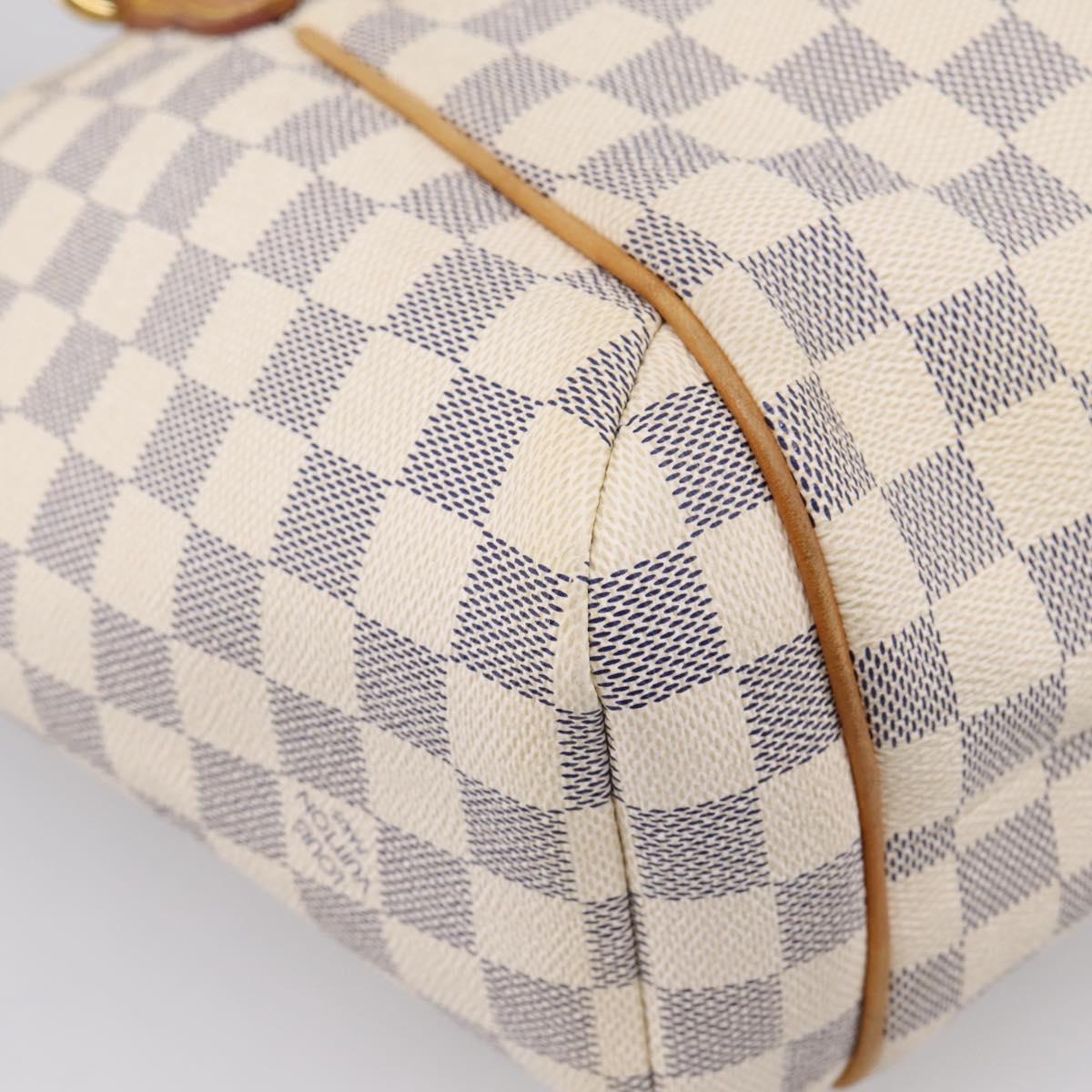 LOUIS VUITTON Damier Azur Totally PM Tote Bag N41280 LV Auth BA15820