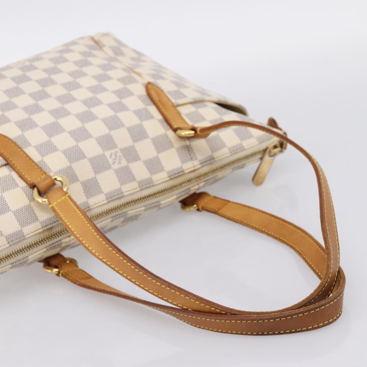 LOUIS VUITTON Damier Azur Totally PM Tote Bag N41280 LV Auth BA15820