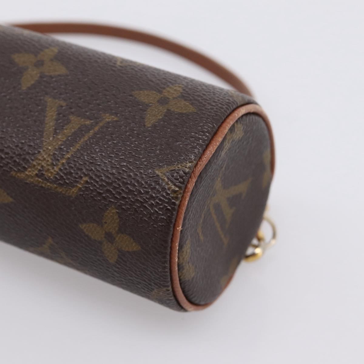 LOUIS VUITTON Monogram Papillon Pouch LV Auth BA15822