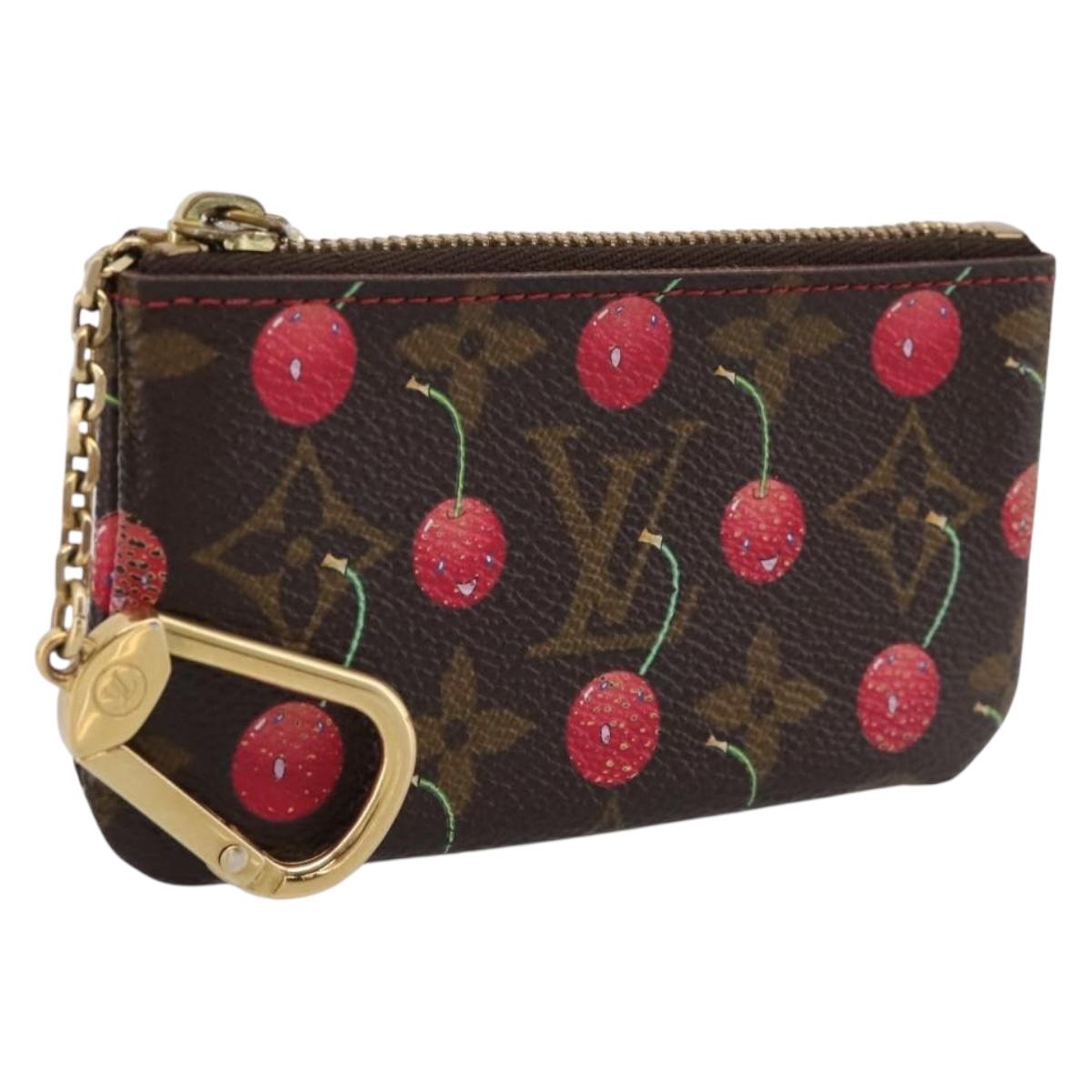LOUIS VUITTON Monogram Cherry Pochette Cles Coin Purse M95042 LV Auth BA15824V