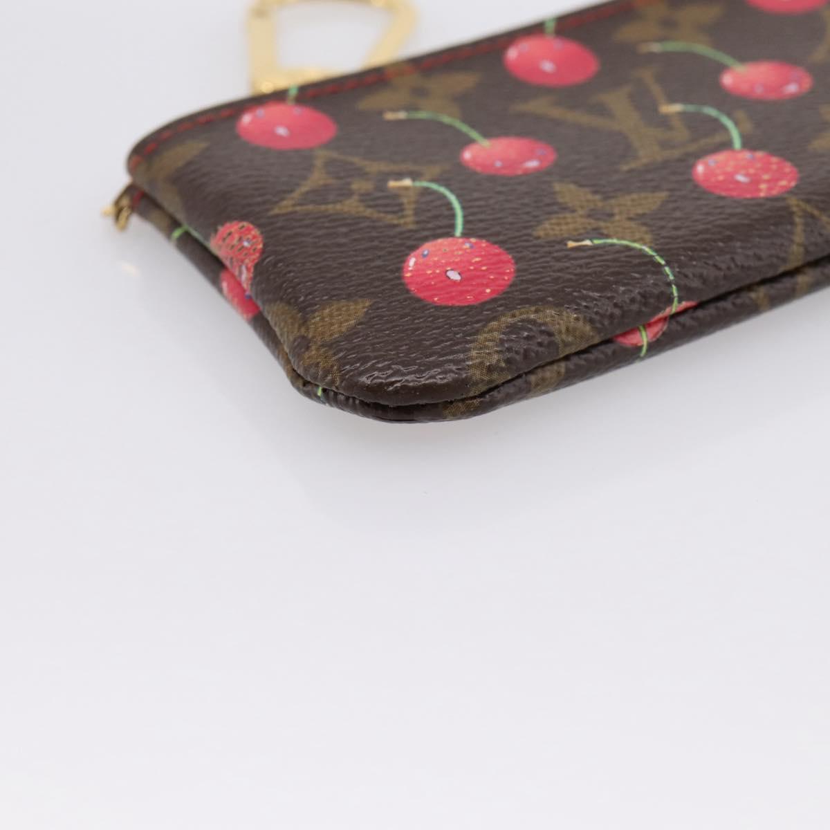 LOUIS VUITTON Monogram Cherry Pochette Cles Coin Purse M95042 LV Auth BA15824V