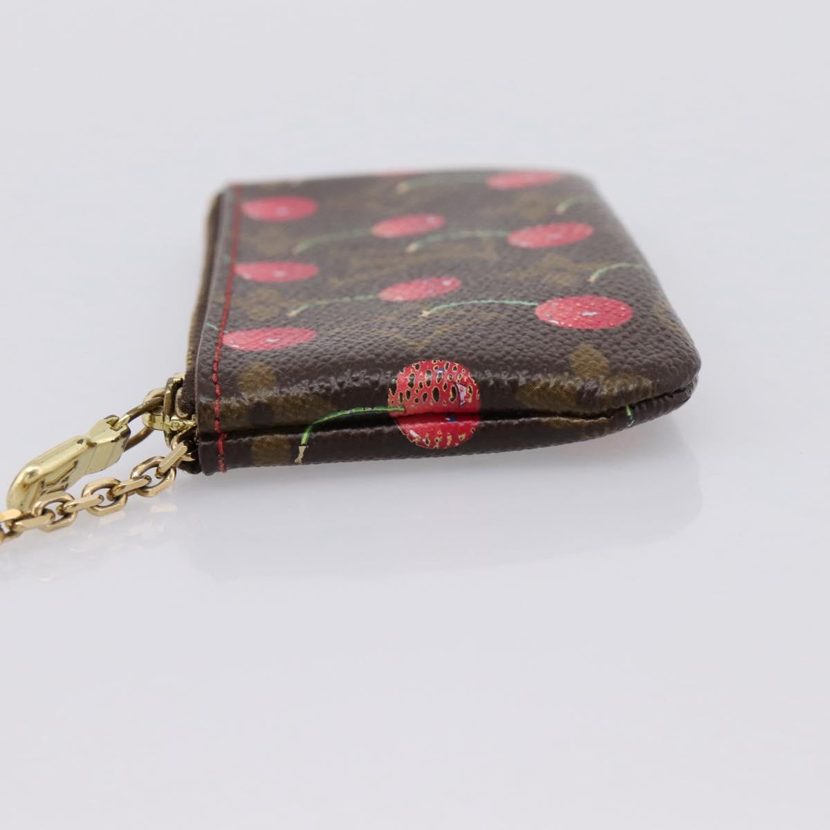 LOUIS VUITTON Monogram Cherry Pochette Cles Coin Purse M95042 LV Auth BA15824V
