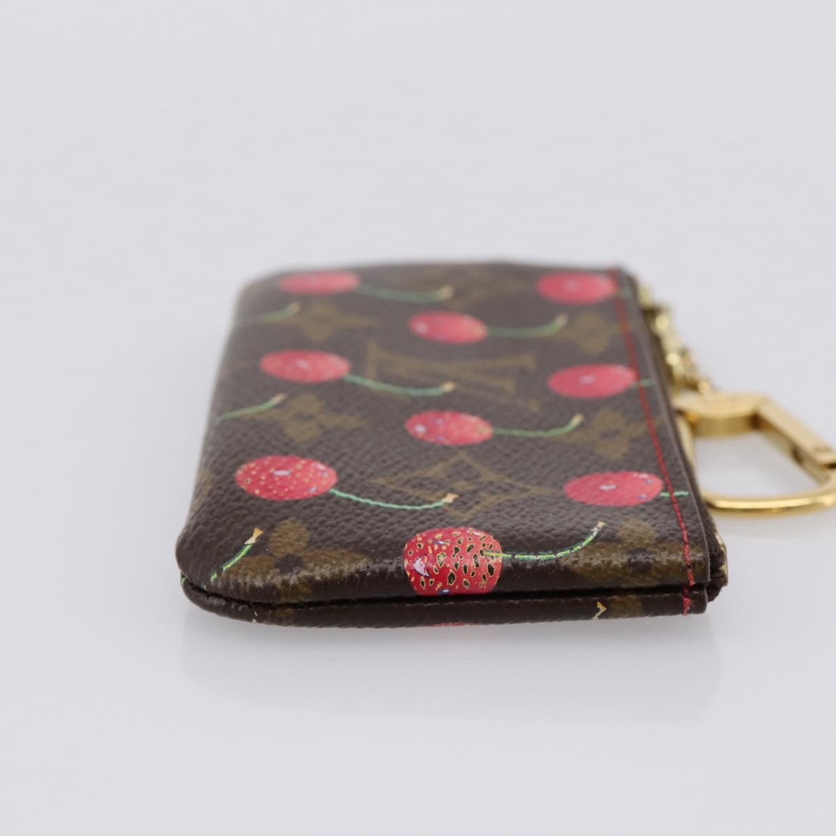 LOUIS VUITTON Monogram Cherry Pochette Cles Coin Purse M95042 LV Auth BA15824V
