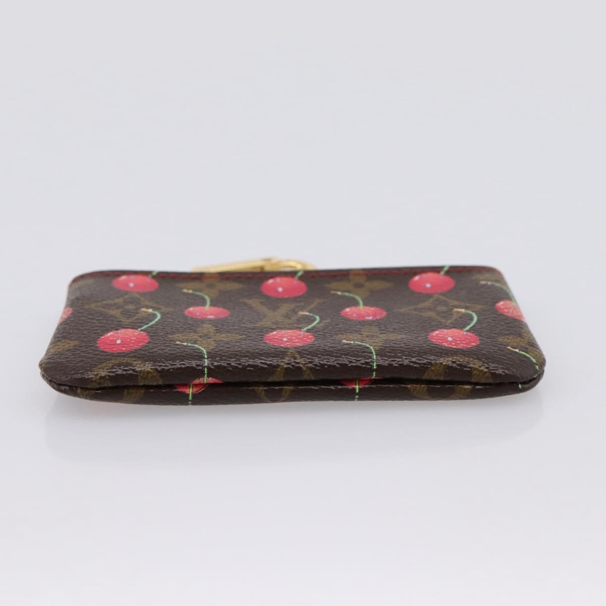 LOUIS VUITTON Monogram Cherry Pochette Cles Coin Purse M95042 LV Auth BA15824V