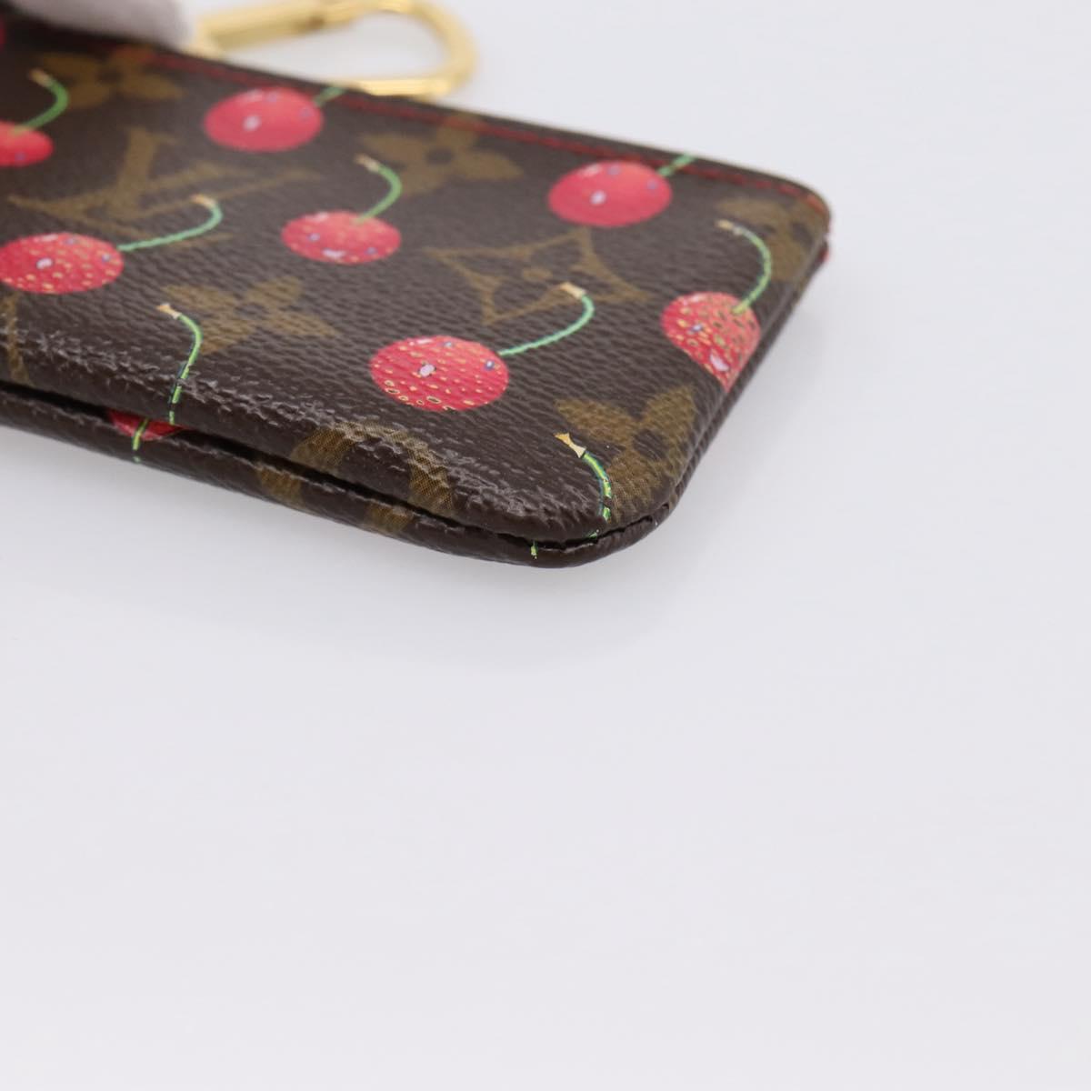 LOUIS VUITTON Monogram Cherry Pochette Cles Coin Purse M95042 LV Auth BA15824V