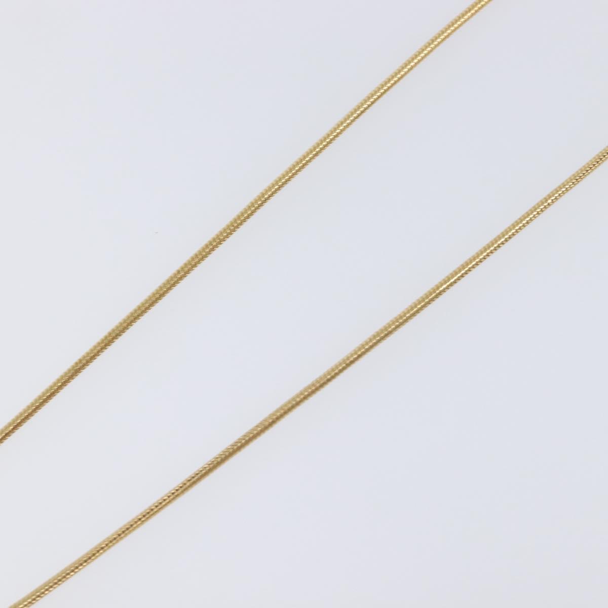 Christian Dior Necklace metal Gold Auth BA15830M