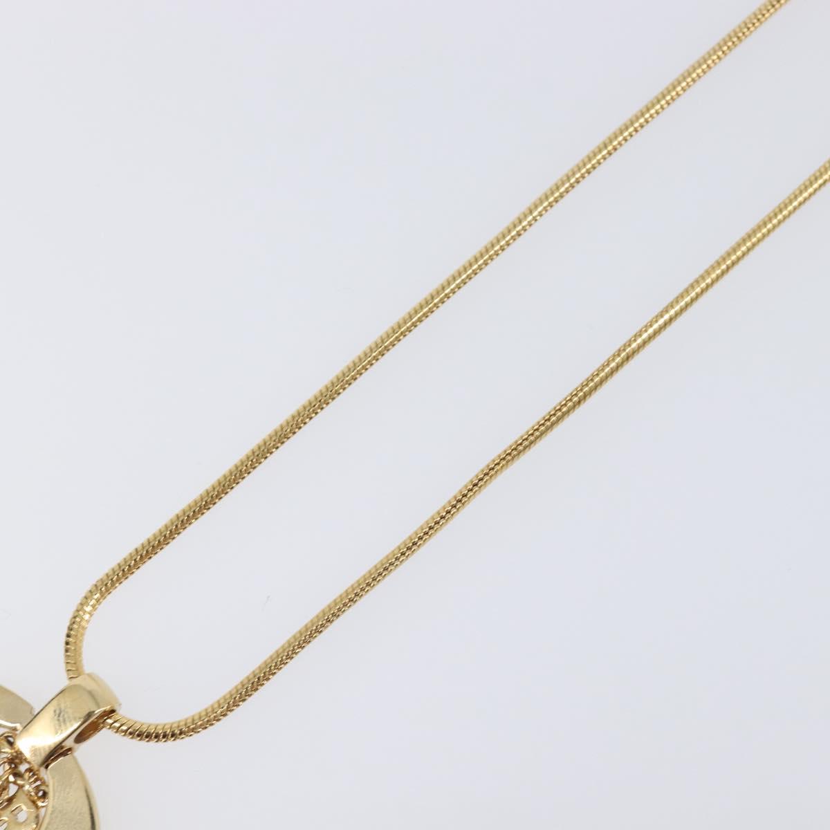Christian Dior Necklace metal Gold Auth BA15830M