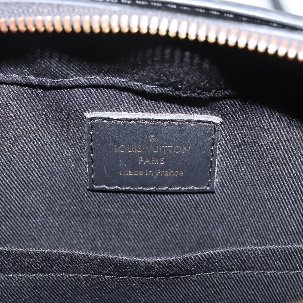 LOUIS VUITTON Monogram Saintonge Shoulder Bag Black M43555 LV Auth BA15837V