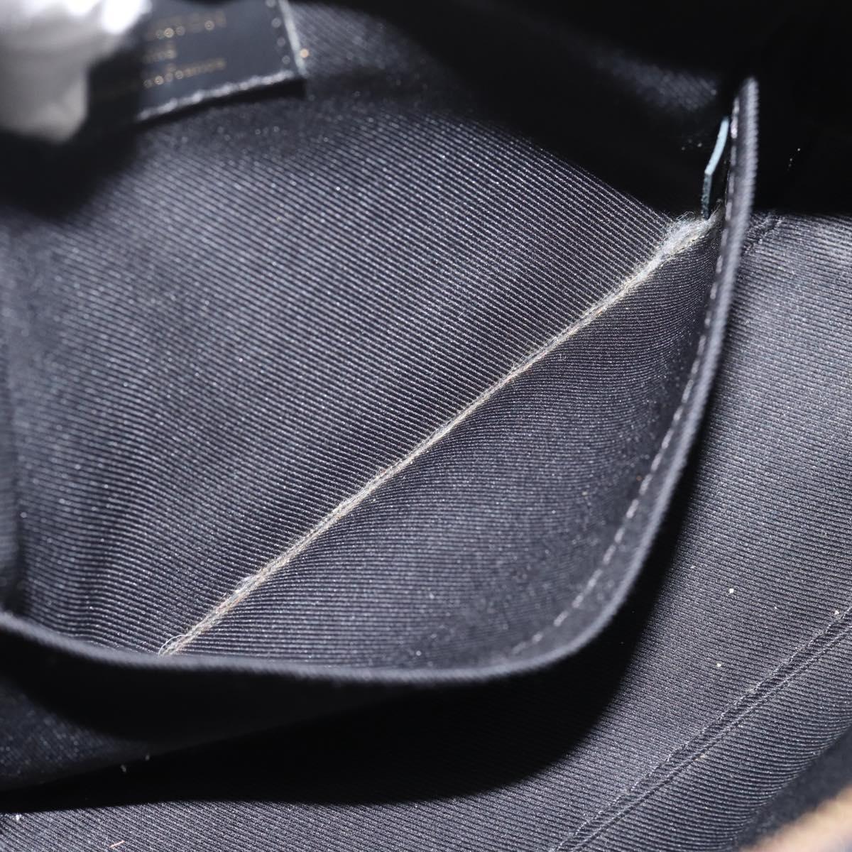 LOUIS VUITTON Monogram Saintonge Shoulder Bag Black M43555 LV Auth BA15837V