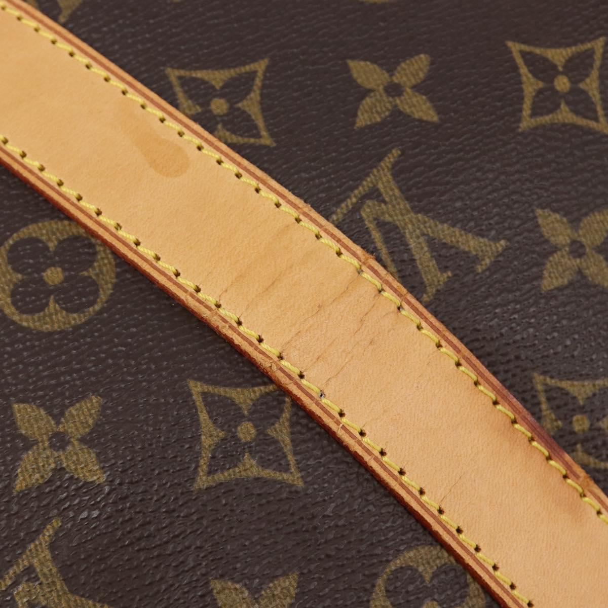 LOUIS VUITTON Monogram Keepall Bandouliere 45 Boston Bag M41418 LV Auth BA15849A