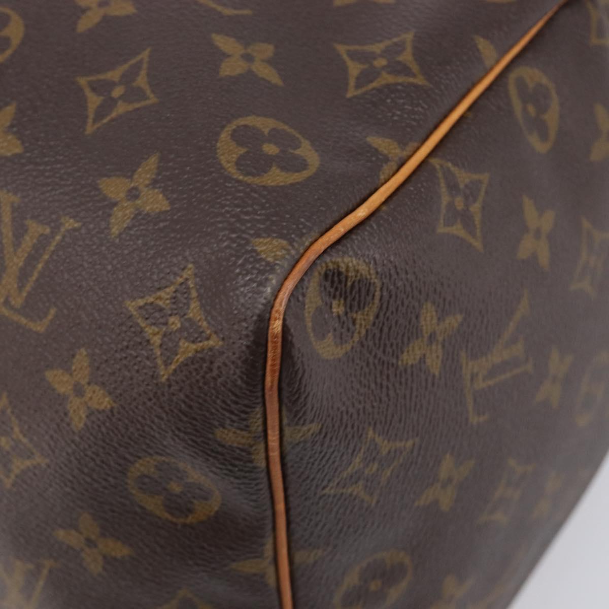 LOUIS VUITTON Monogram Speedy 35 Hand Bag M41524 LV Auth BA15856A