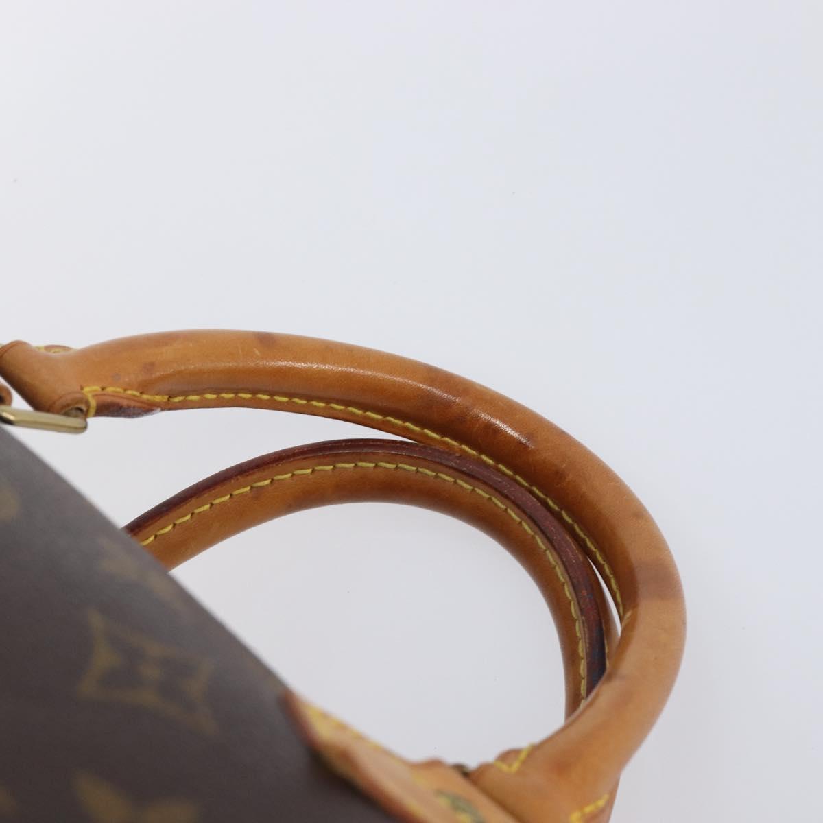 LOUIS VUITTON Monogram Speedy 35 Hand Bag M41524 LV Auth BA15856A