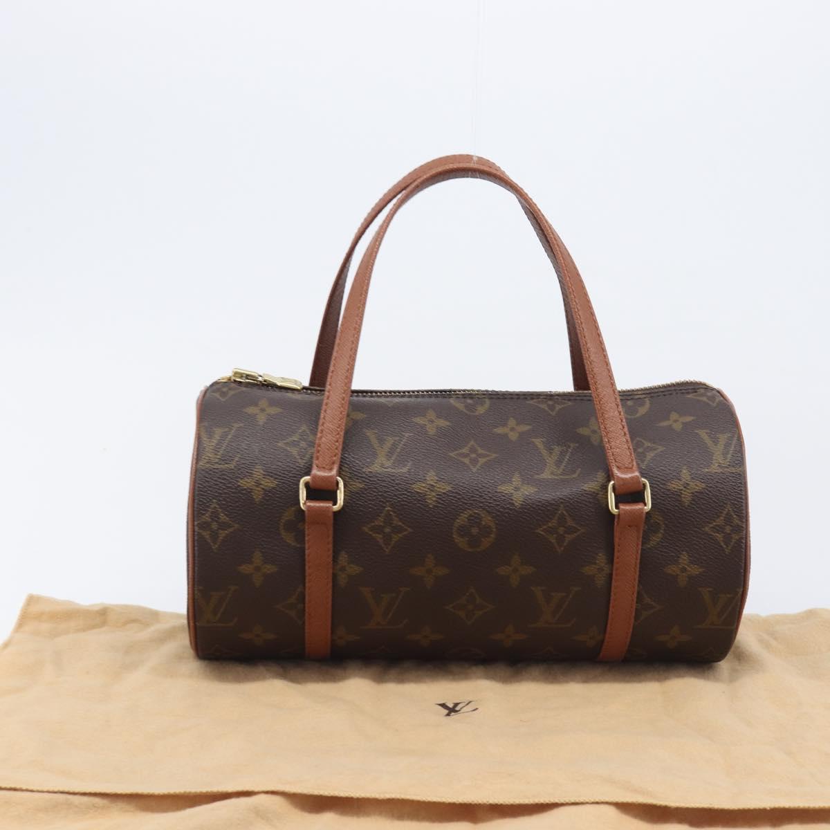 LOUIS VUITTON Monogram Papillon 26 Hand Bag M51386 LV Auth BA15902V