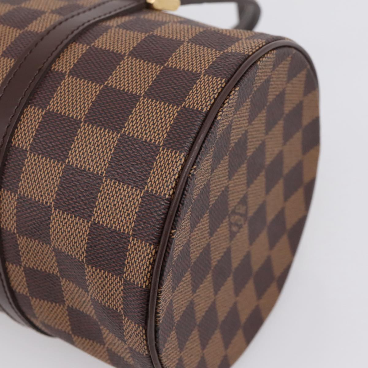LOUIS VUITTON Damier Ebene Papillon 30 Hand Bag N51303 LV Auth BA15903V