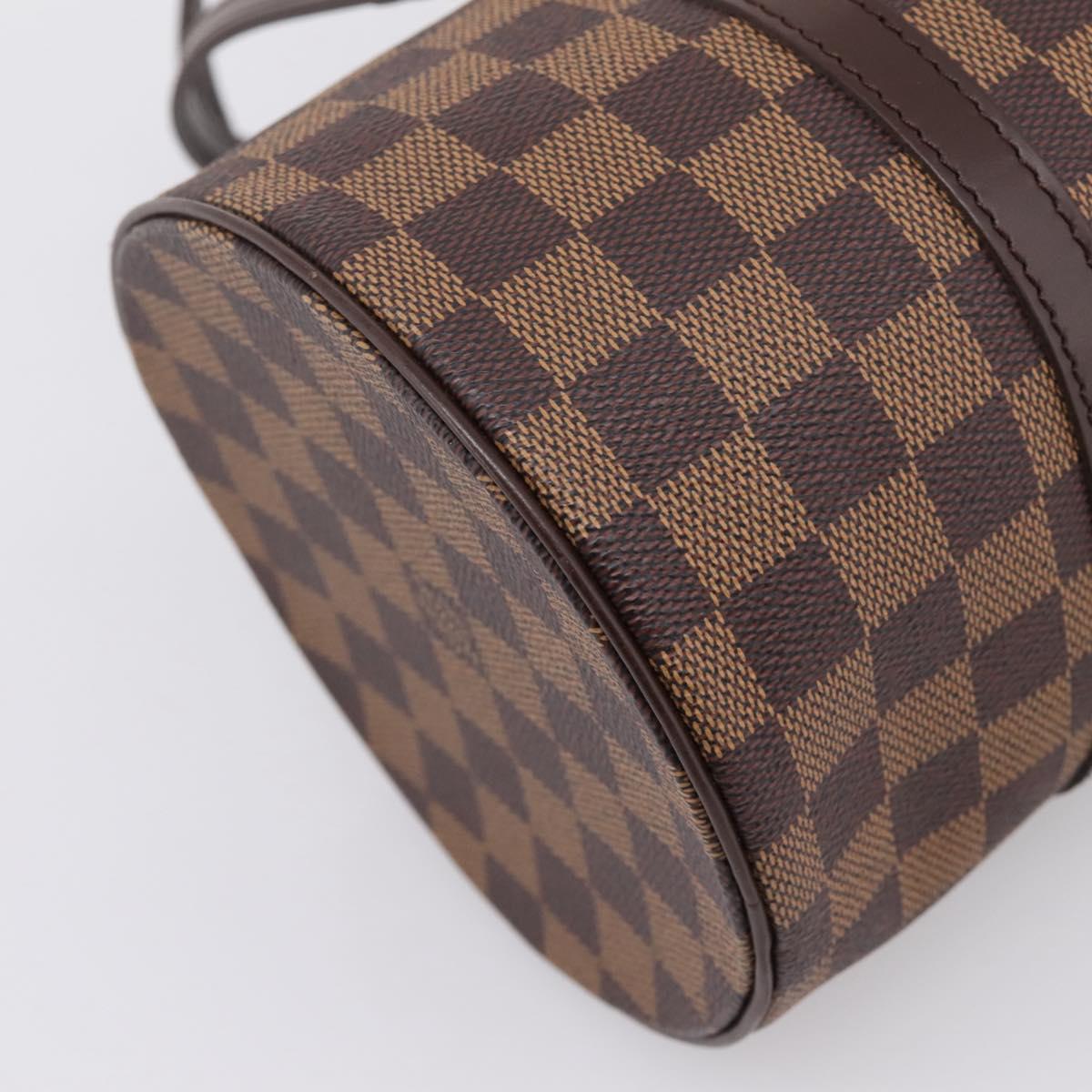 LOUIS VUITTON Damier Ebene Papillon 30 Hand Bag N51303 LV Auth BA15903V