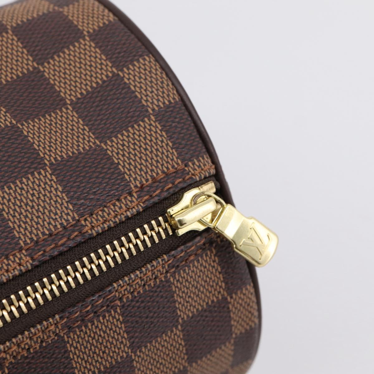 LOUIS VUITTON Damier Ebene Papillon 30 Hand Bag N51303 LV Auth BA15903V