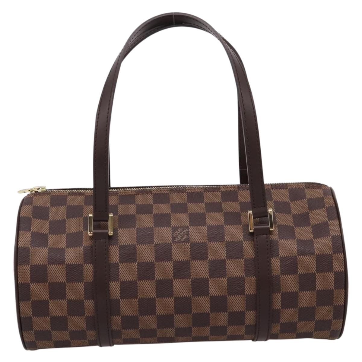 LOUIS VUITTON Damier Ebene Papillon 30 Hand Bag N51303 LV Auth BA15903V