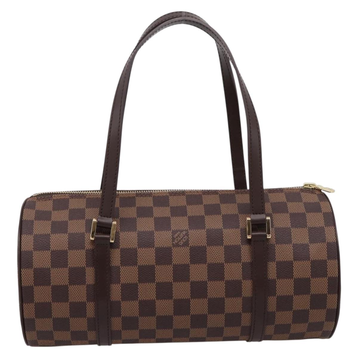 LOUIS VUITTON Damier Ebene Papillon 30 Hand Bag N51303 LV Auth BA15903V