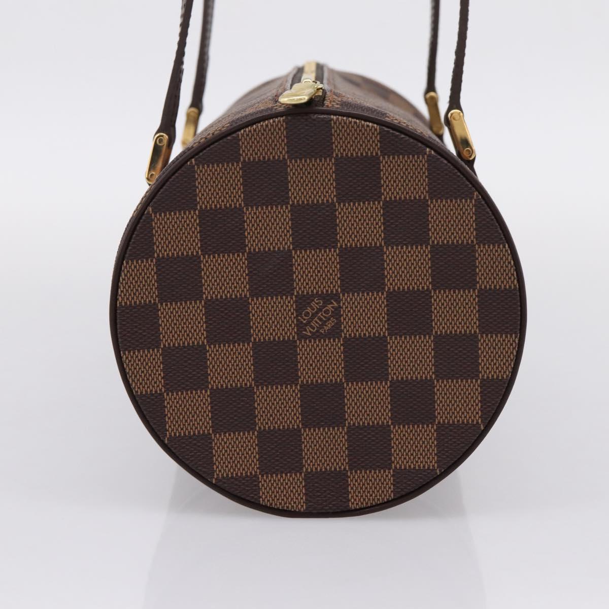 LOUIS VUITTON Damier Ebene Papillon 30 Hand Bag N51303 LV Auth BA15903V