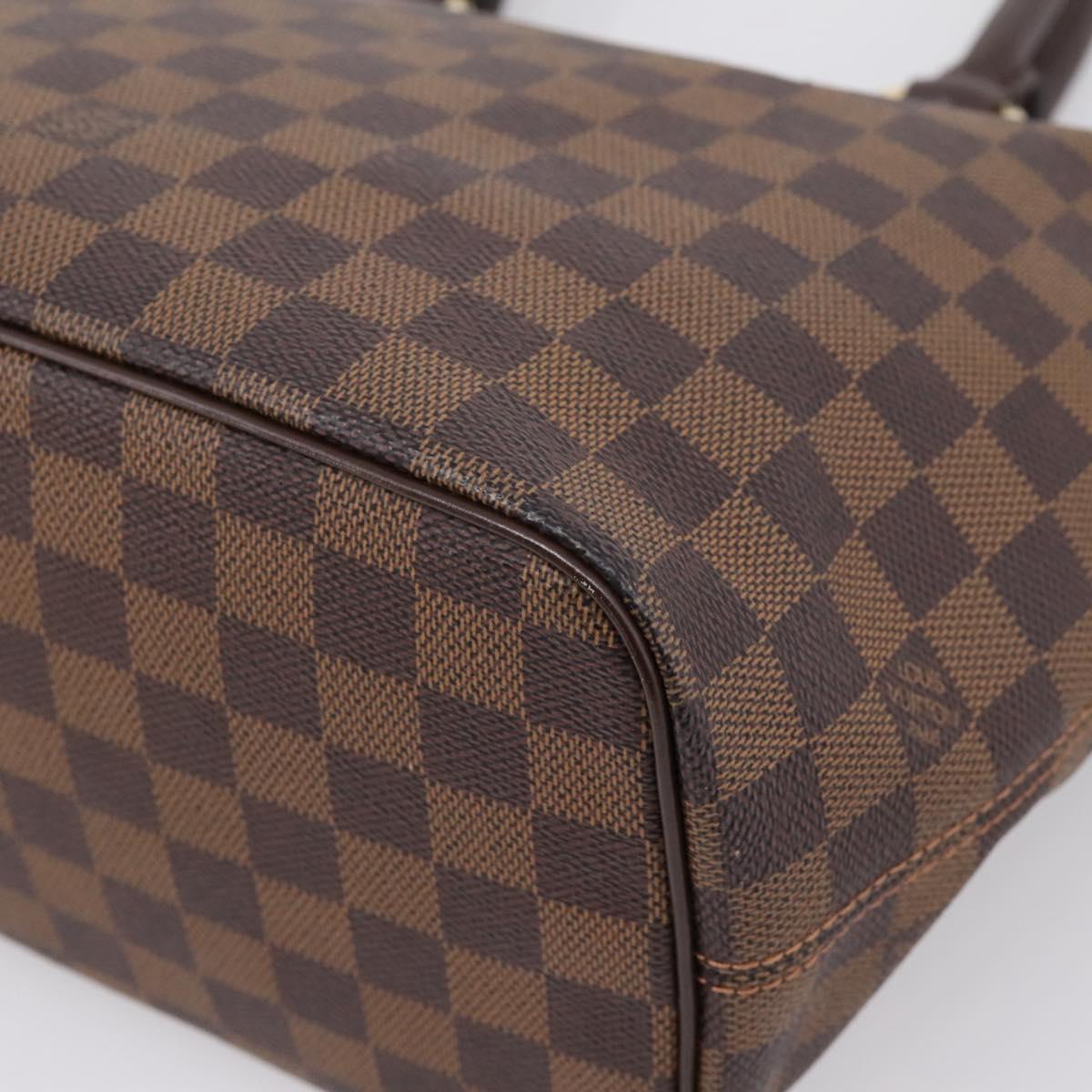 LOUIS VUITTON Damier Ebene Saleya PM Tote Bag N51183 LV Auth BA15905V