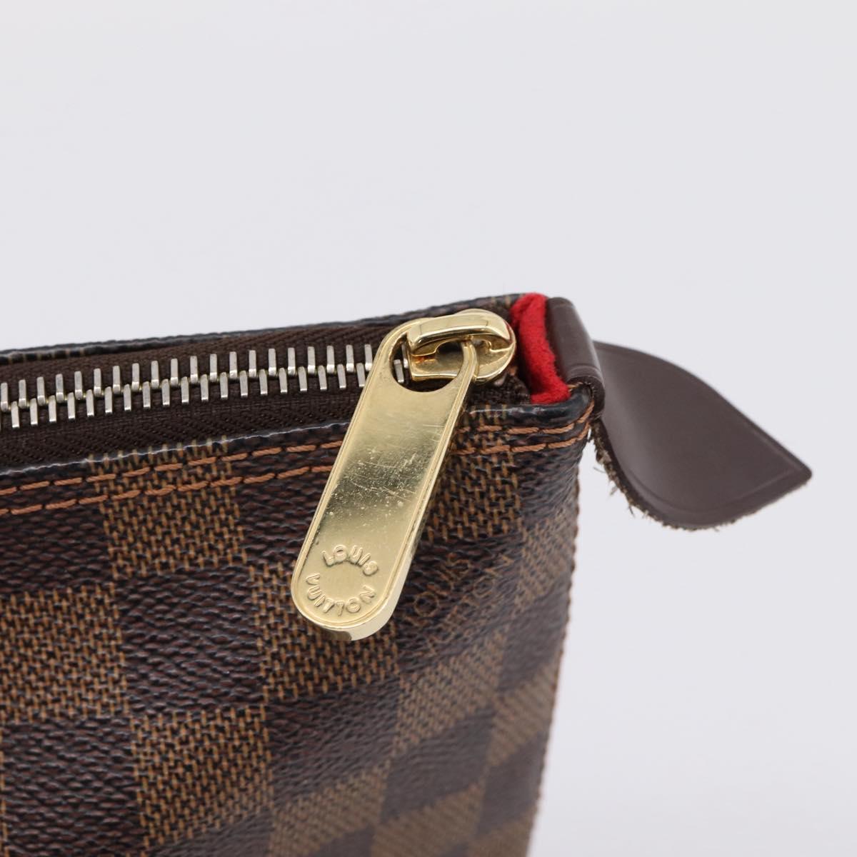 LOUIS VUITTON Damier Ebene Saleya PM Tote Bag N51183 LV Auth BA15905V